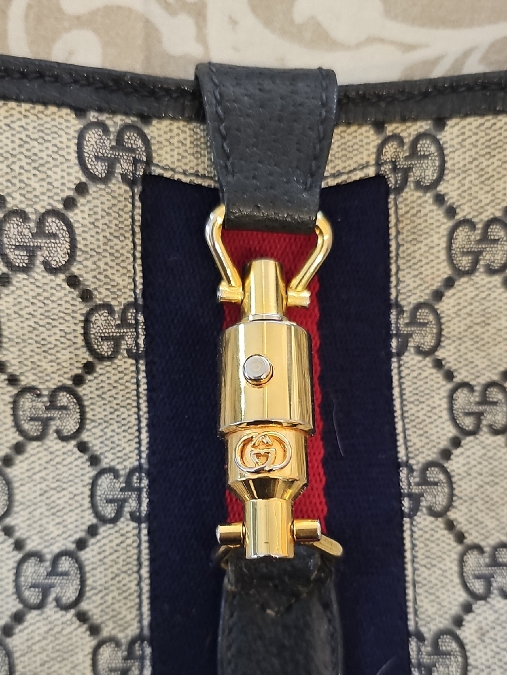 Vintage Gucci GG Supreme Jackie - Navy - Picture 5 of 9